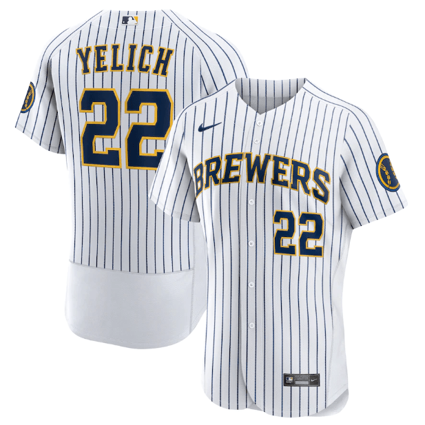 Jersey Milwaukee Brewers Branca Authentic