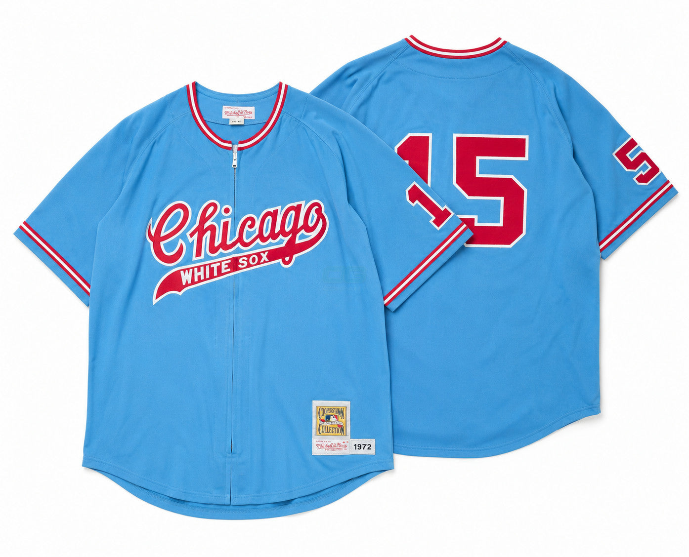 Camisa MLB Chicago White Sox 1972 Azul Zip