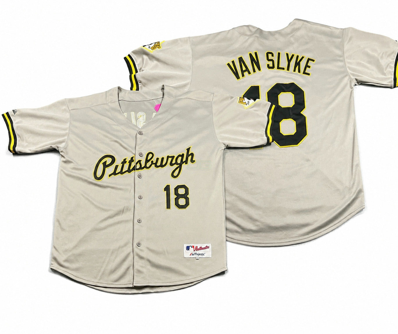 Camisa MLB Pittsburgh Pirates 1992 Cinza Jersey