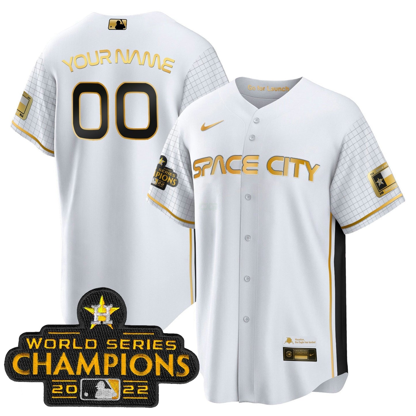 Camisa MLB 2023 Space City Champions Cool Special Jersey