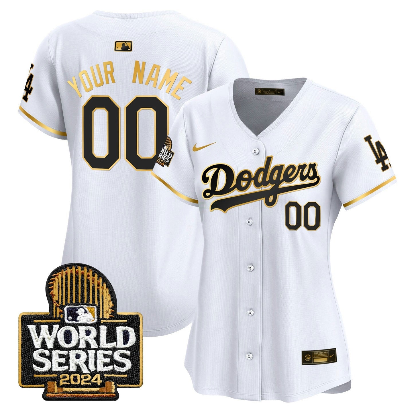 Camisa MLB Los Angeles Dodgers 2024 World Series Vapor Premier Limited Jersey