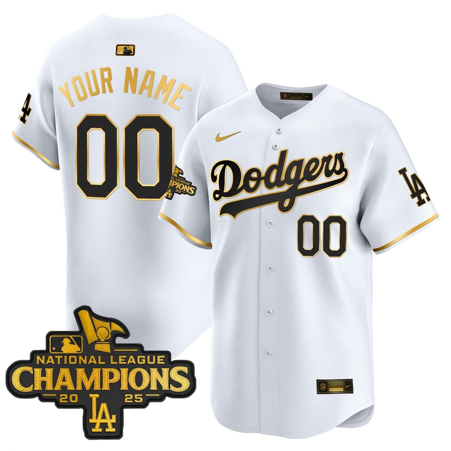 Camisa MLB 2025 National League Champions Vapor Premier Limited Jersey