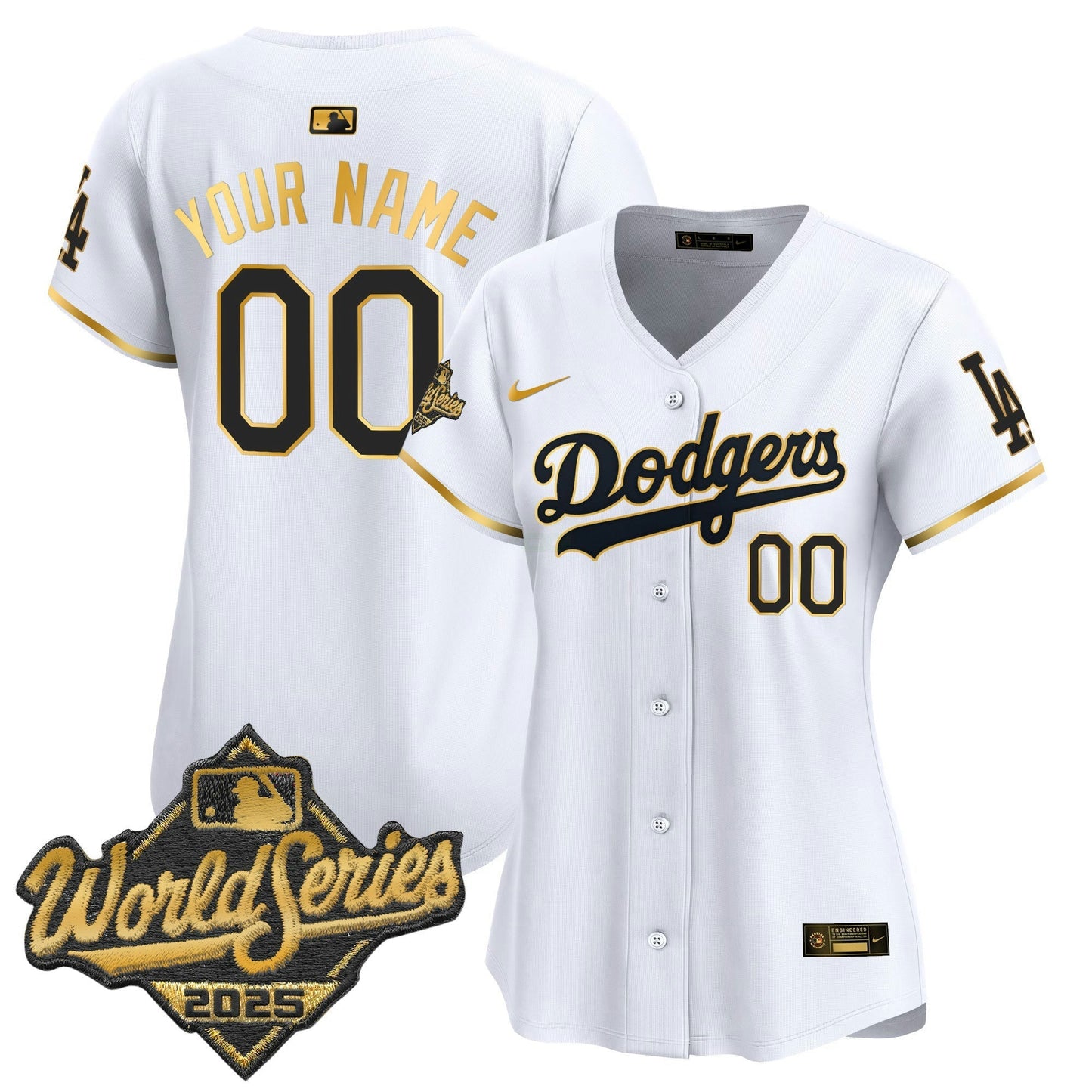 Camisa MLB 2025 World Series Dourada Trim Vapor Premier Limited Jersey