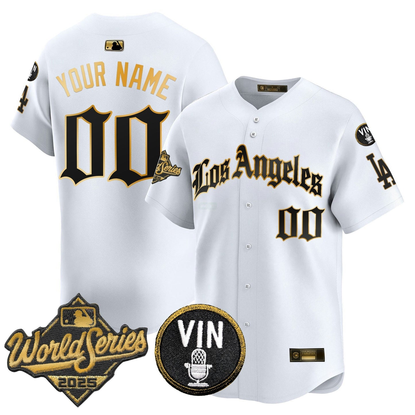 Camisa MLB 2025 World Series Vapor Premier Limited Jersey – LA Gothic Edition