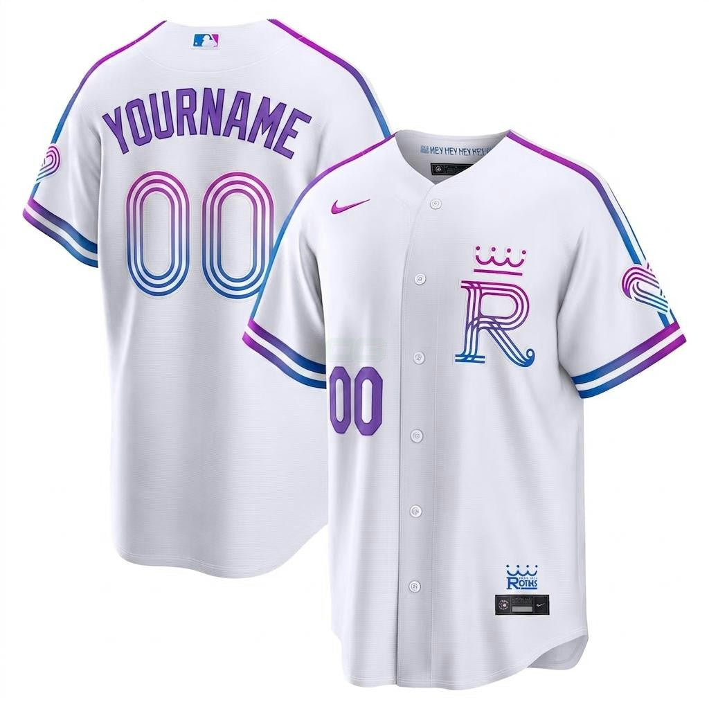 Camisa MLB Kansas City Royals 2026 Kansas City City Connect Jersey - Branca