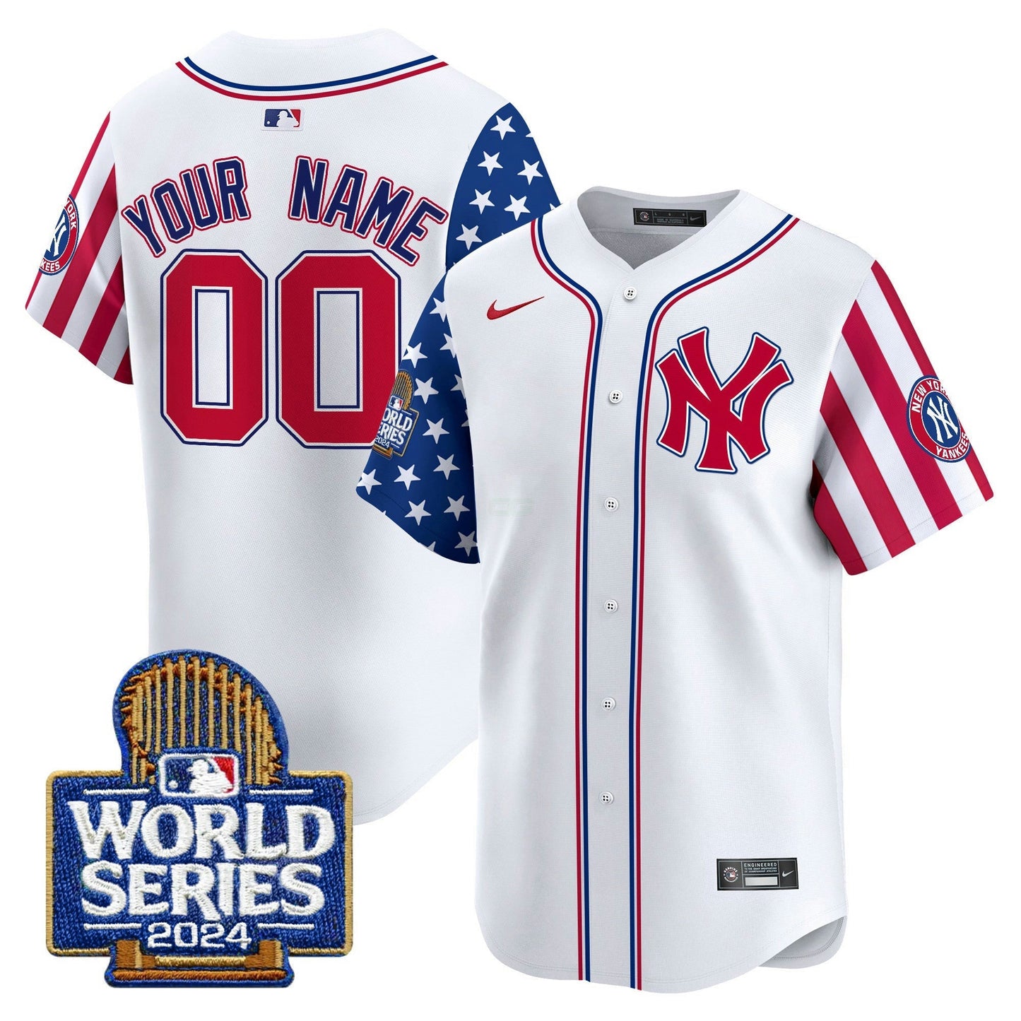 Camisa MLB New York Yankees American Style 2024 World Series Vapor Premier Limited Jersey