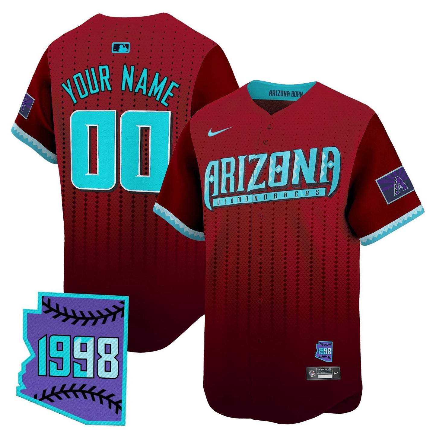 Camisa MLB Arizona 2025 City Connect Vapor Premier Limited Jersey – Stitched