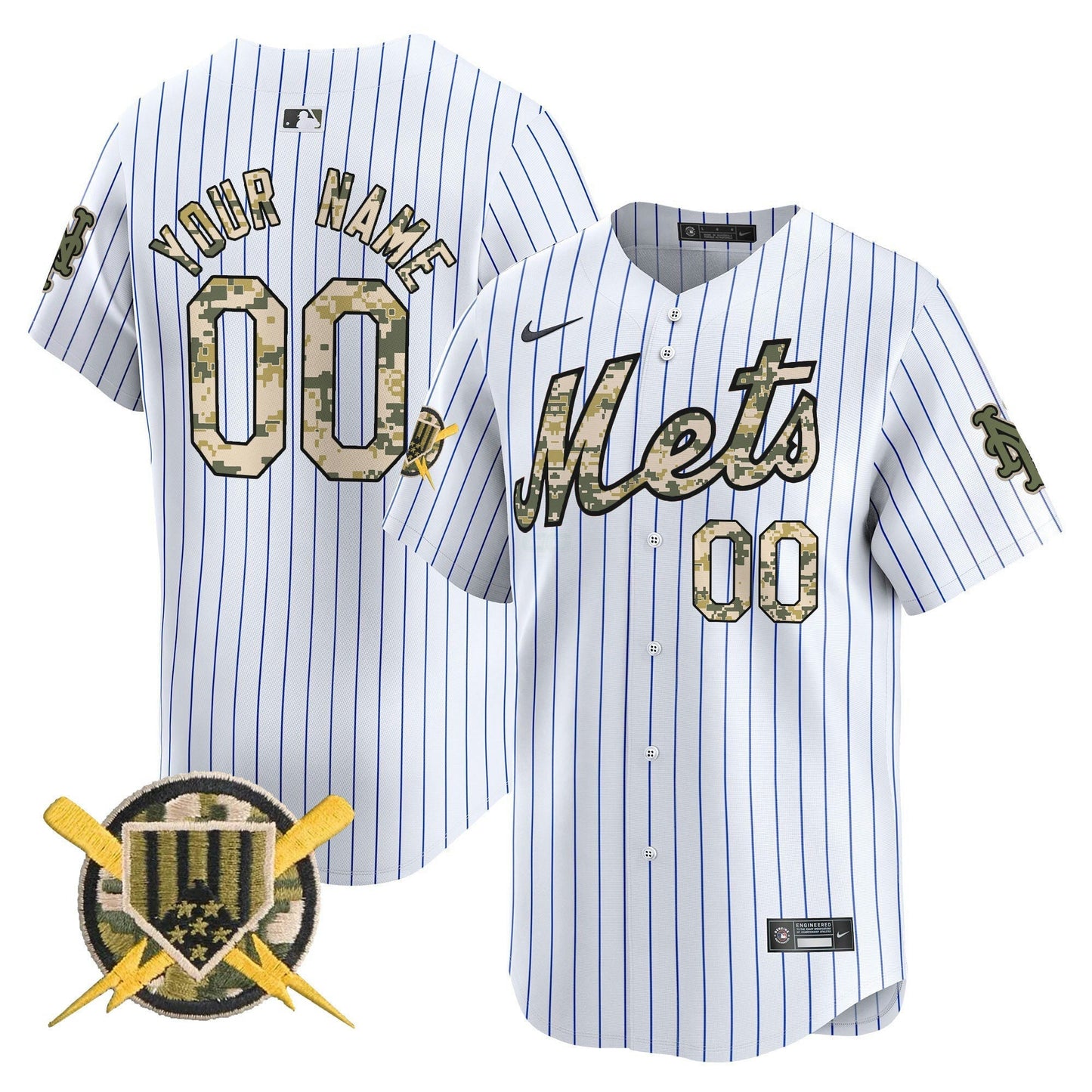 Camisa MLB New York Mets Armed Forces Day Vapor Premier Limited Jersey