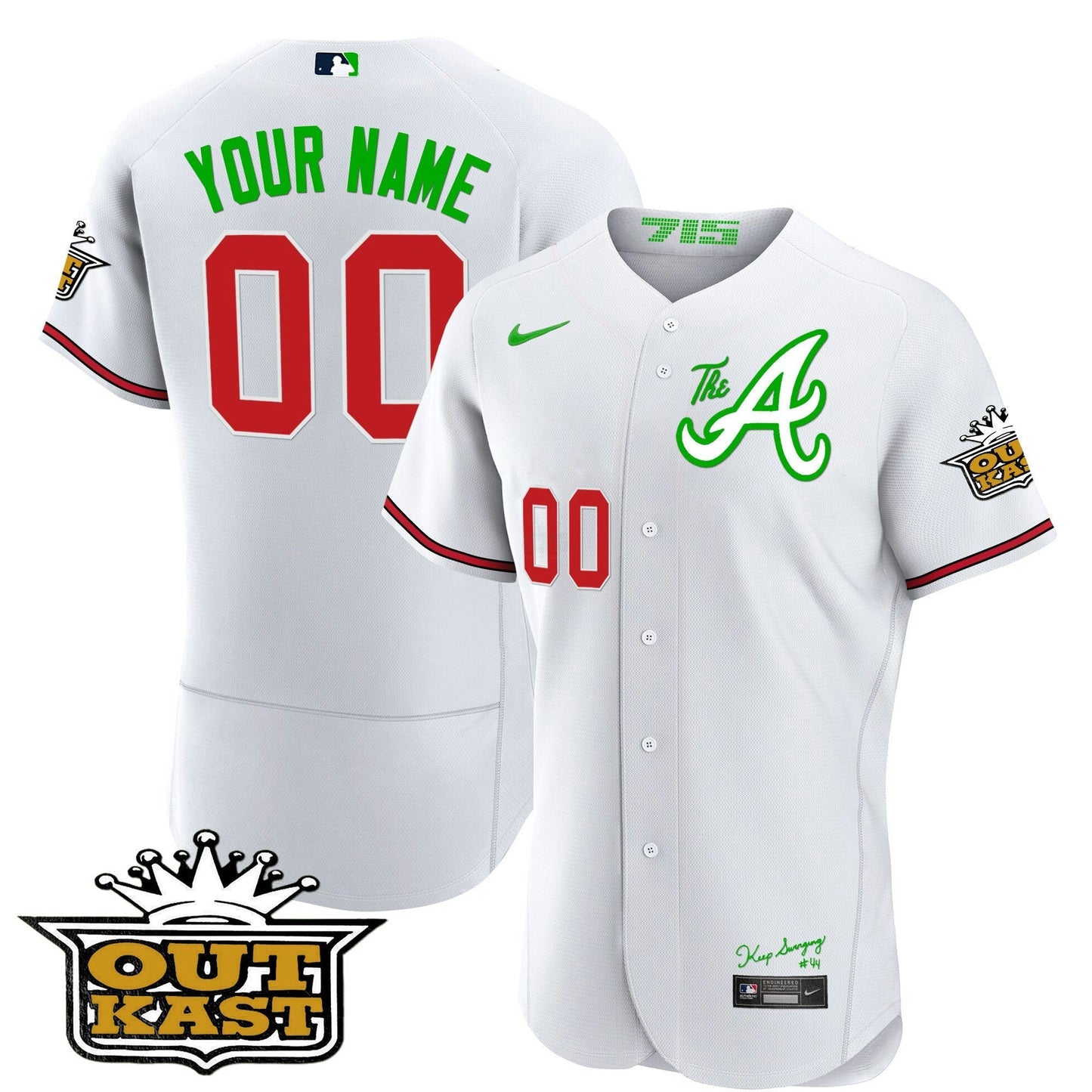 Camisa MLB Atlanta Atliens The A Jersey