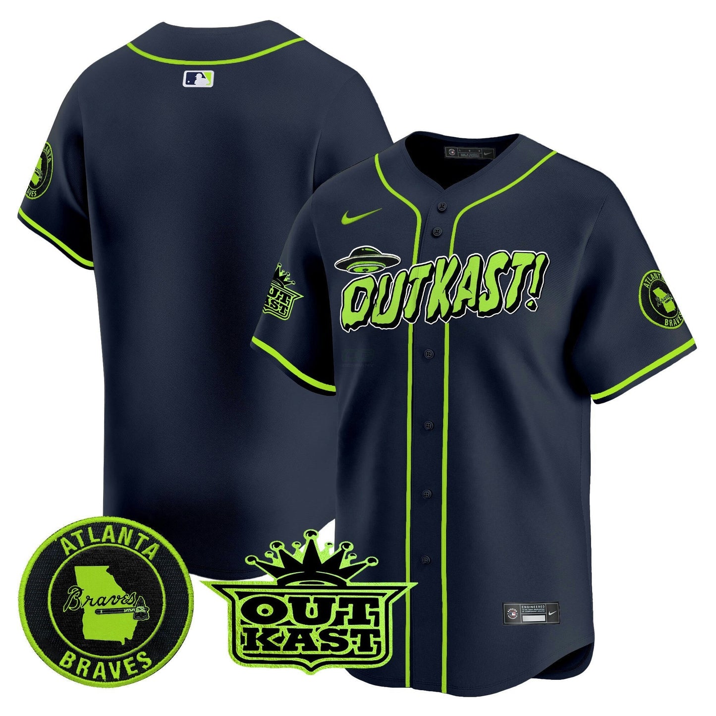 Camisa MLB Atlanta Atliens Vapor Premier Limited Jersey V3