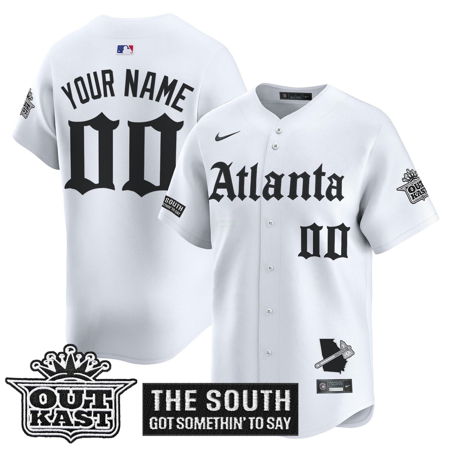 Camisa MLB Atlanta ‘Gothic South x Outkast Edition’ Vapor Premier Limited Jersey
