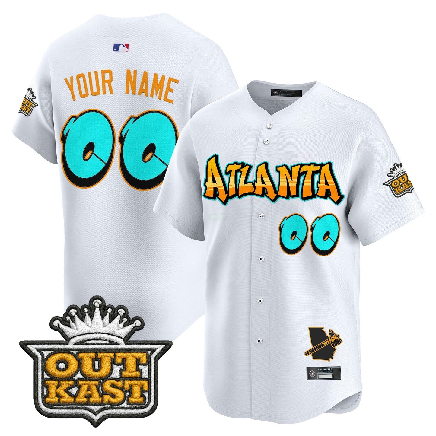 Camisa MLB Atlanta ‘Graffiti A-Town Edition’ Vapor Premier Limited Jersey