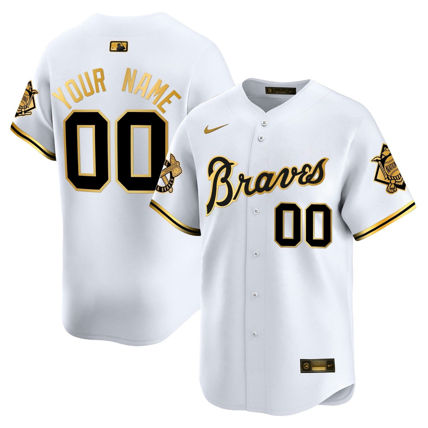 Camisa MLB Atlanta Peaches n’ Creme Vapor Premier Limited Jersey
