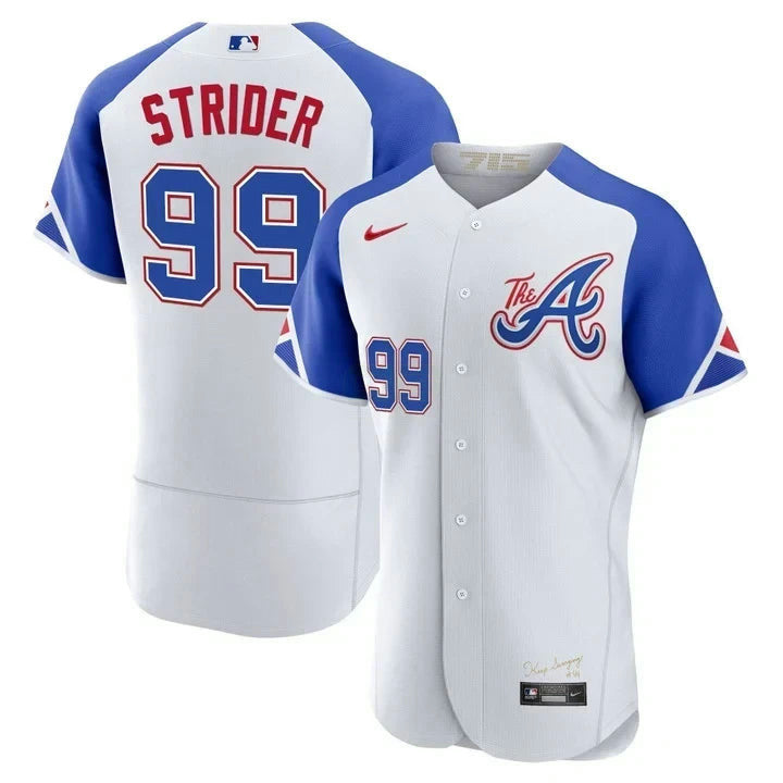 Camisa MLB Atlanta Spencer Strider City Connect Jersey