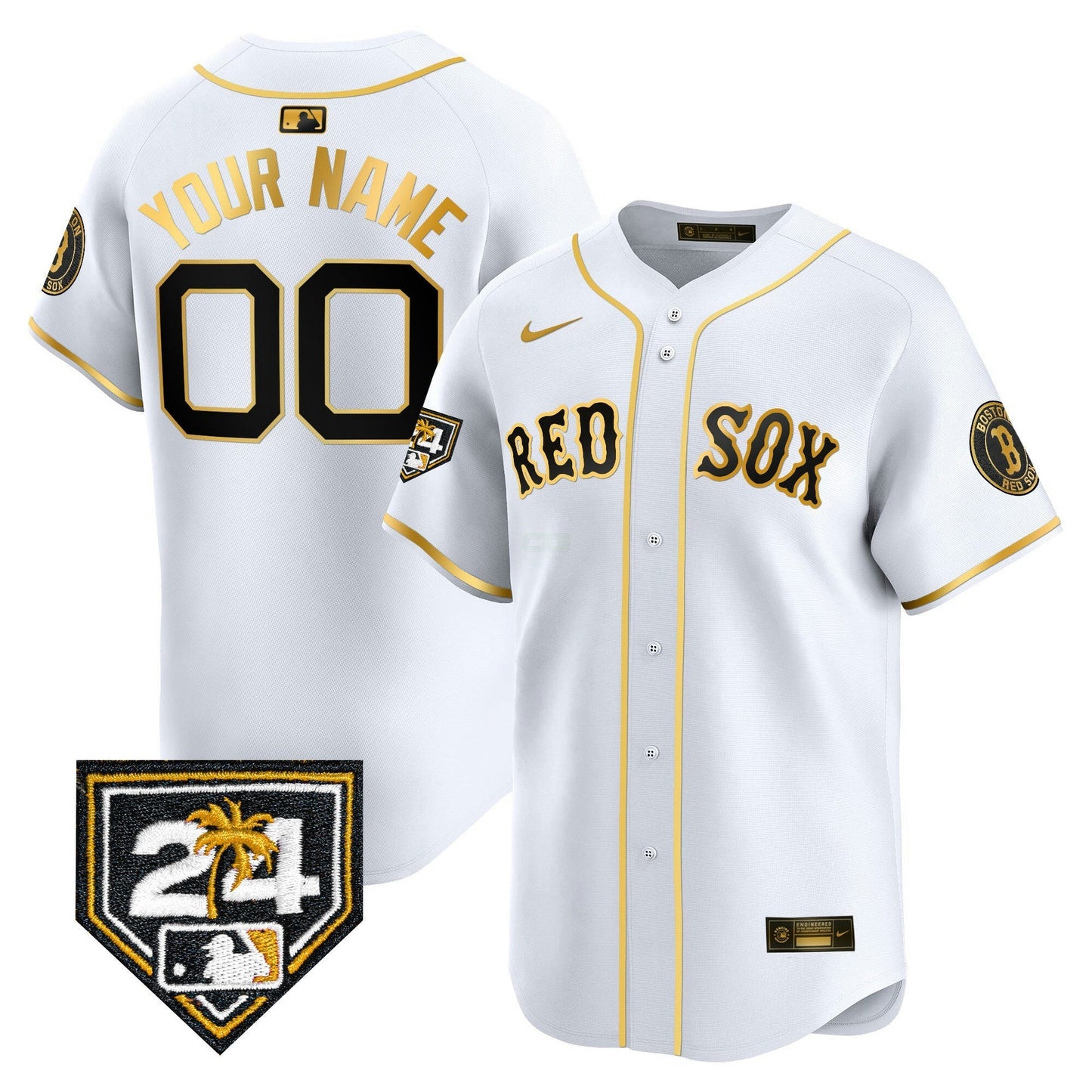 Camisa MLB Boston 2024 Spring Training Patch Vapor Premier Limited Jersey