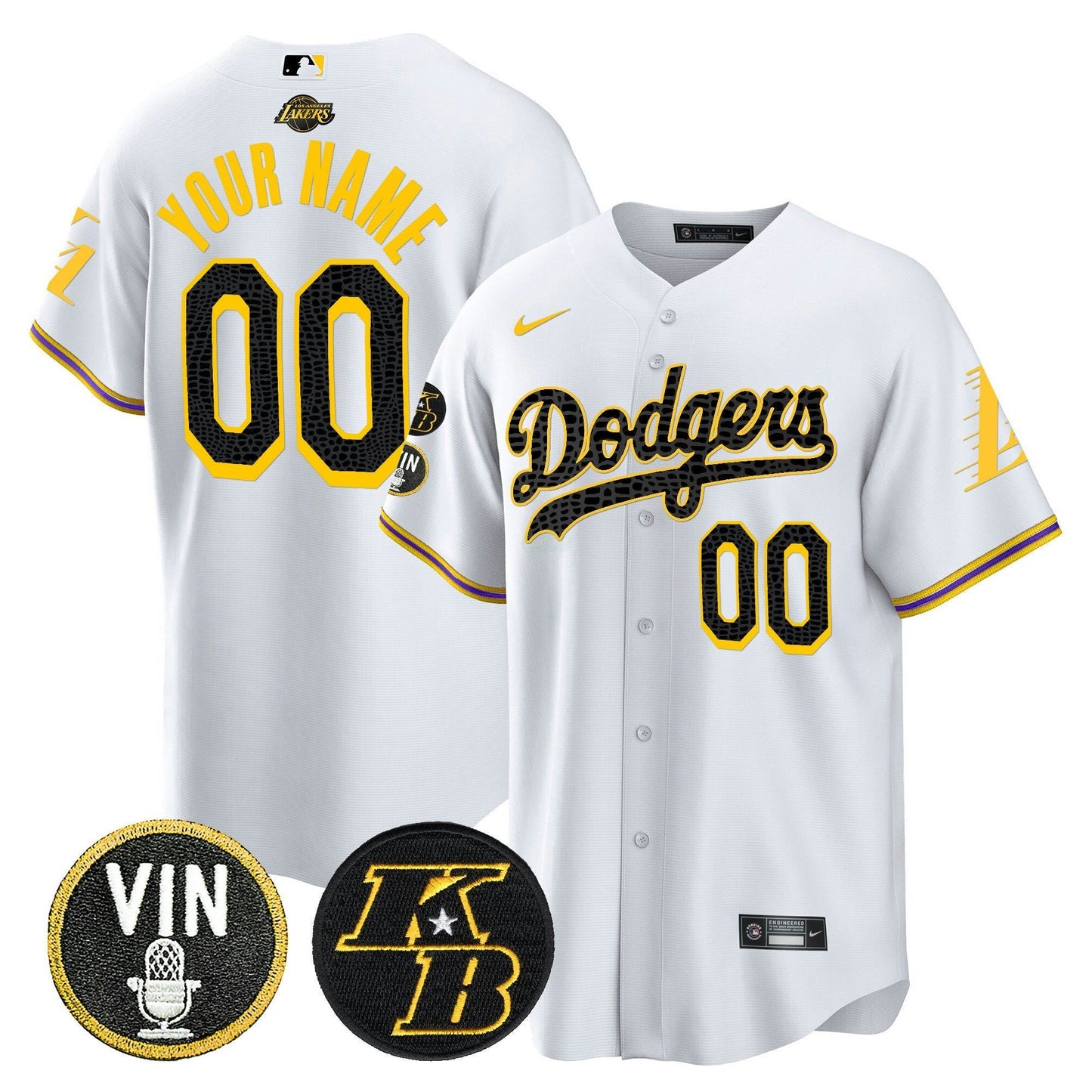 Camisa MLB Bryant & Vin Patch Cool Base Mamba Jersey