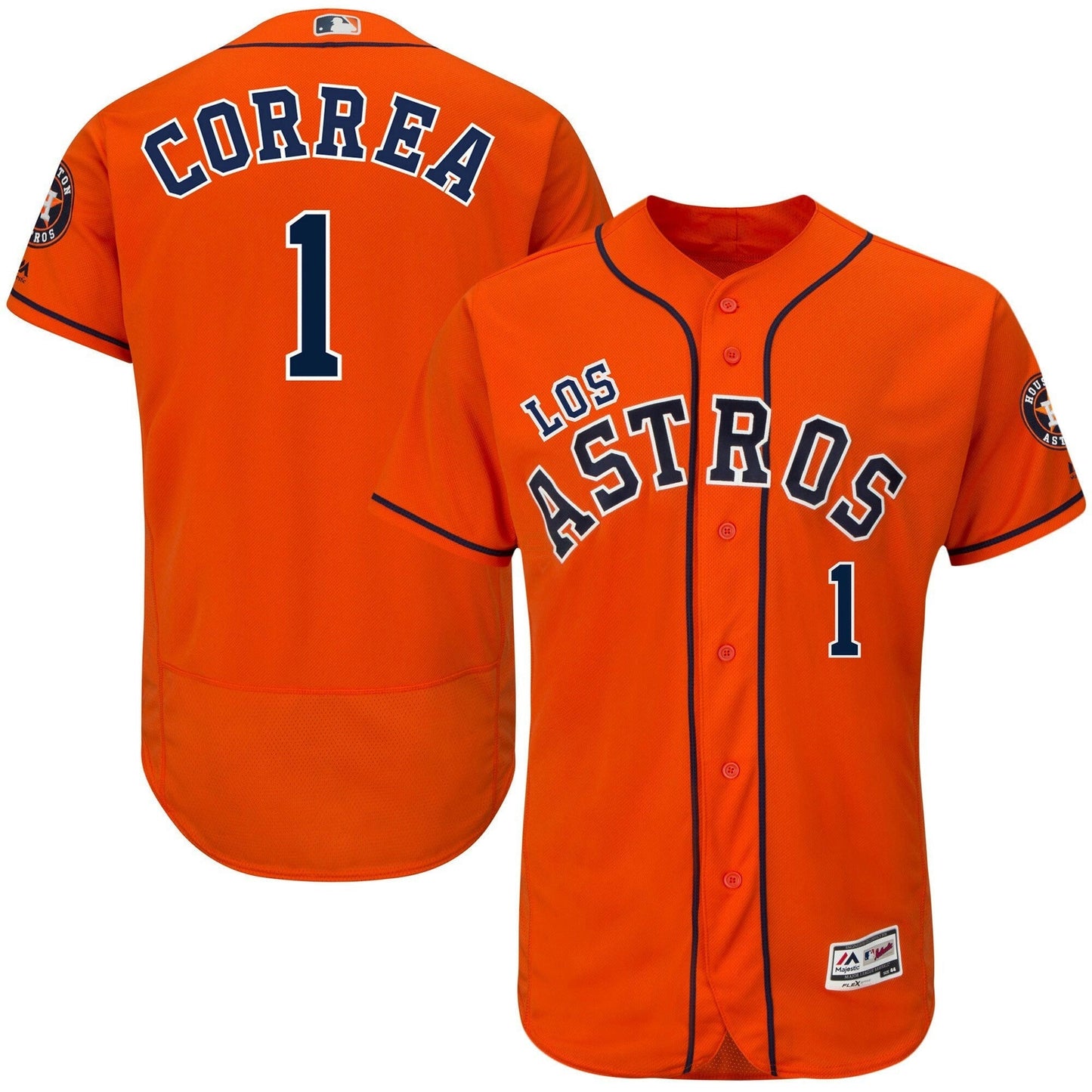 Camisa MLB Carlos Correa Los Orange Jersey - Laranja