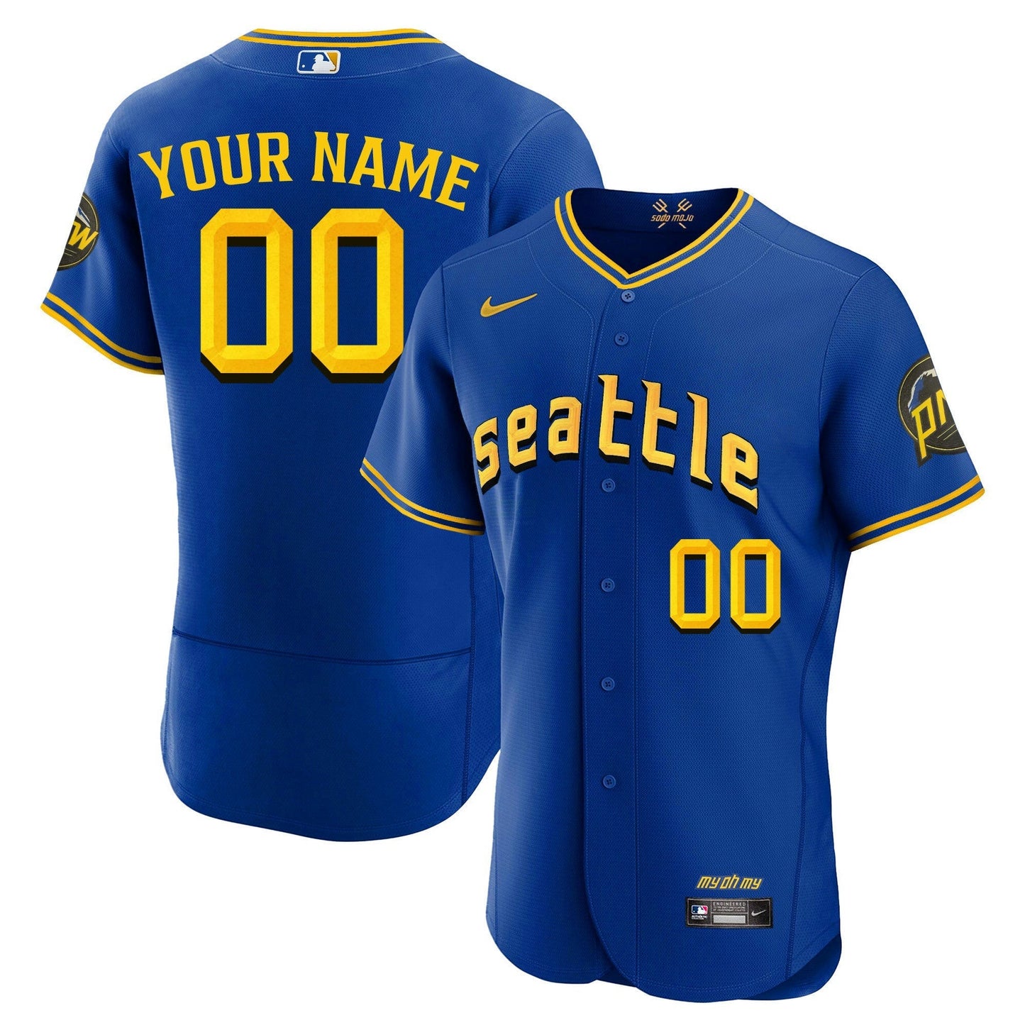 Camisa MLB Seattle Mariners CC Fan Made Jersey