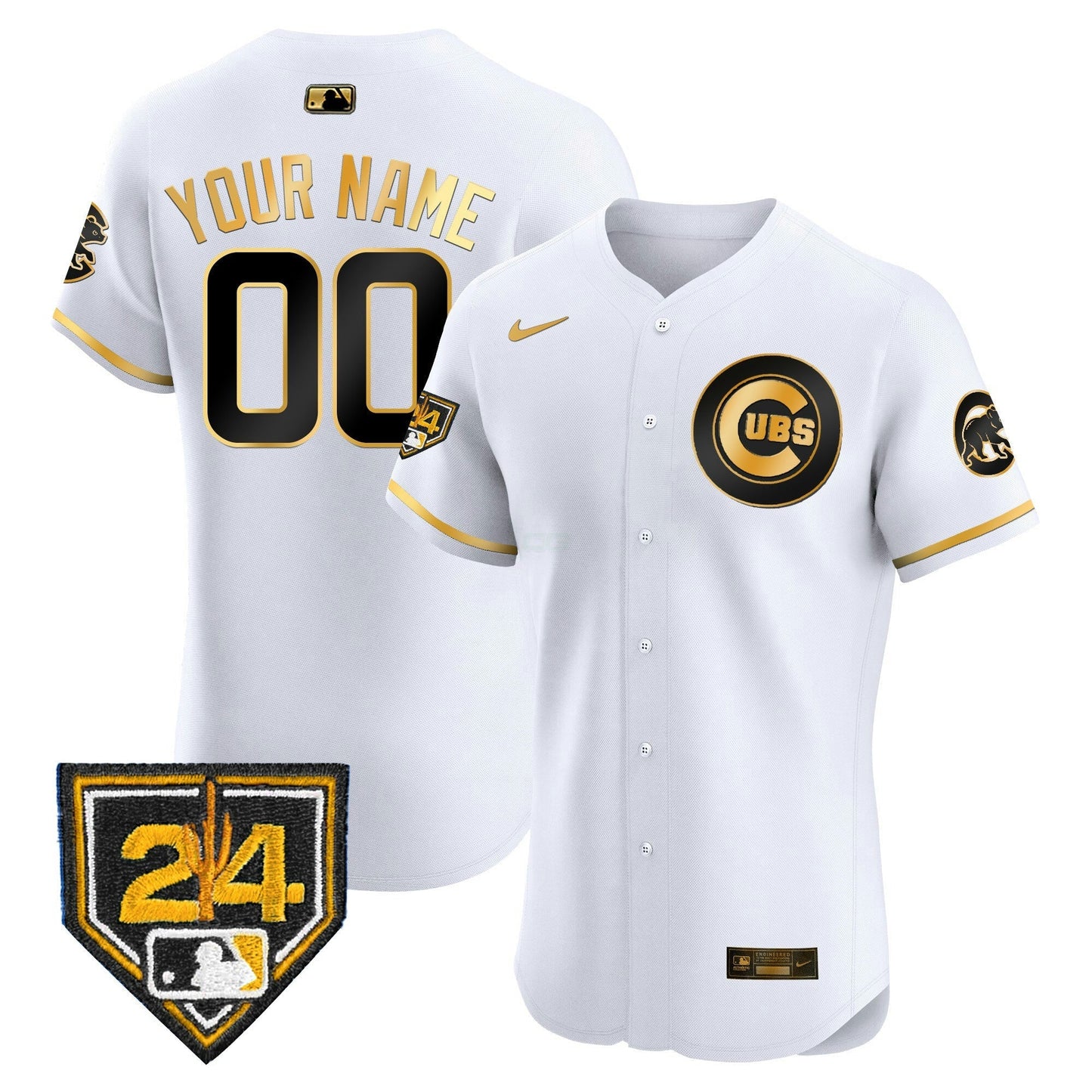 Camisa MLB Chicago 2024 Spring Training Patch Vapor Premier Elite Jersey V2