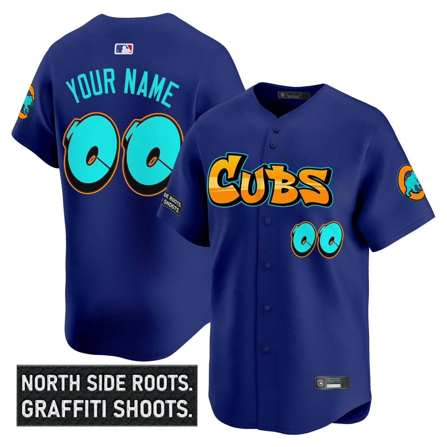 Camisa MLB Chicago ‘Graffiti North Side Edition’ Vapor Premier Limited Jersey