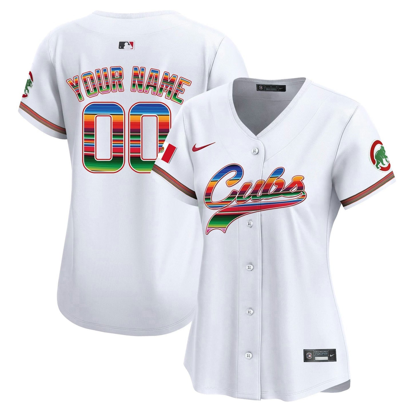 Camisa MLB Chicago Cubs Chicago Mexico Vapor Premier Limited Jersey V2