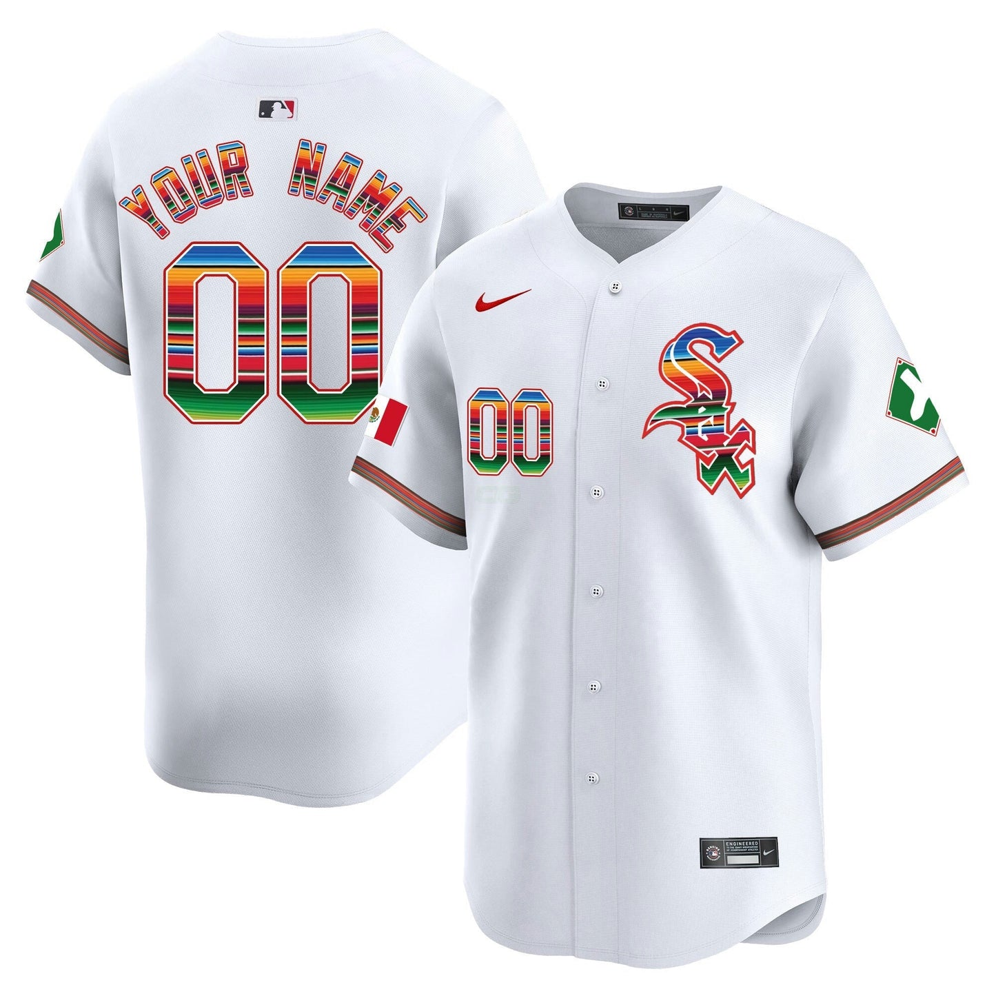 Camisa MLB Chicago White Sox Chicago Mexico Vapor Premier Limited Jersey V2