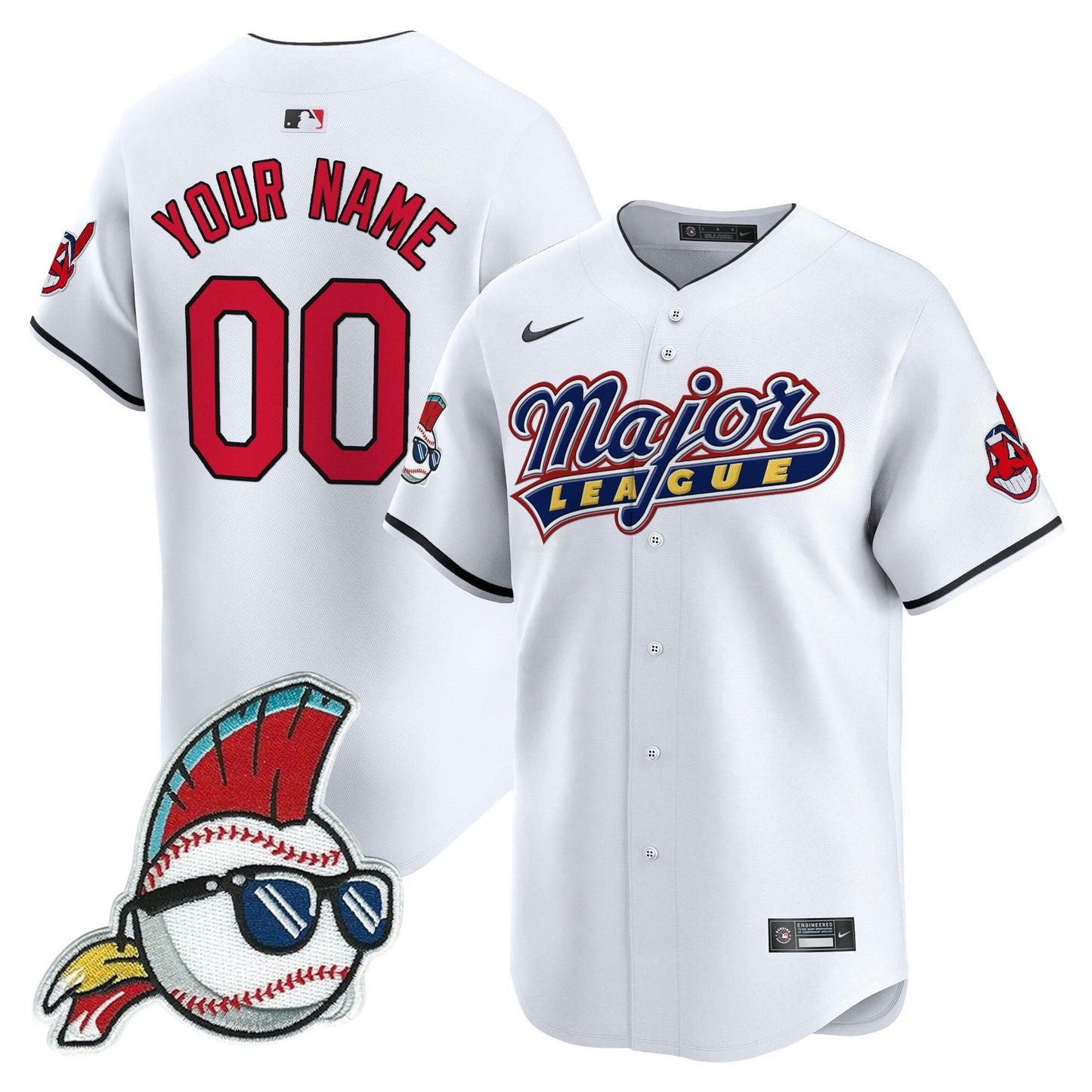 Camisa MLB Cleveland Indians Major League Vapor Premier Limited Jersey