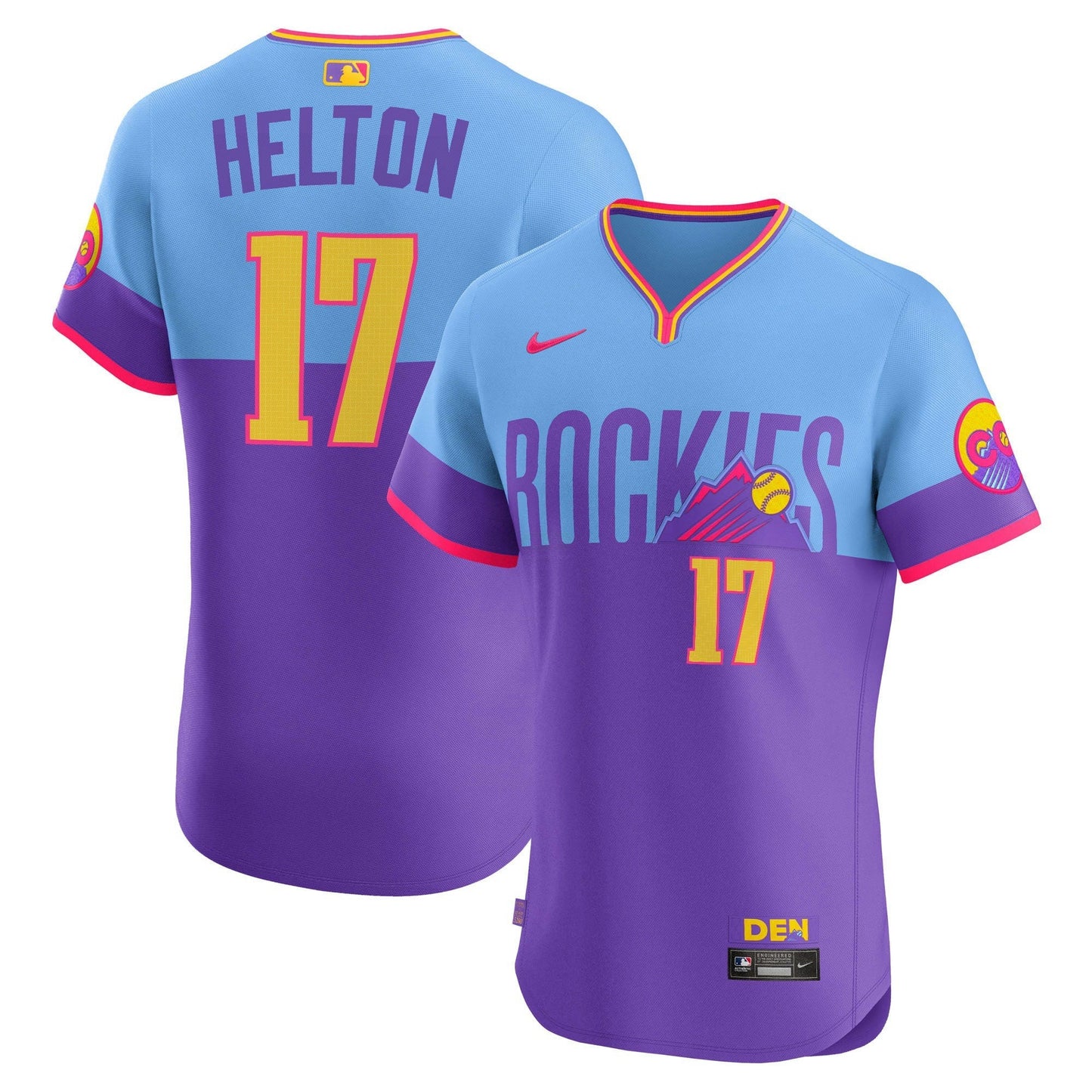Camisa MLB Colorado 2025 City Connect Vapor Premier Elite Jersey – Stitched