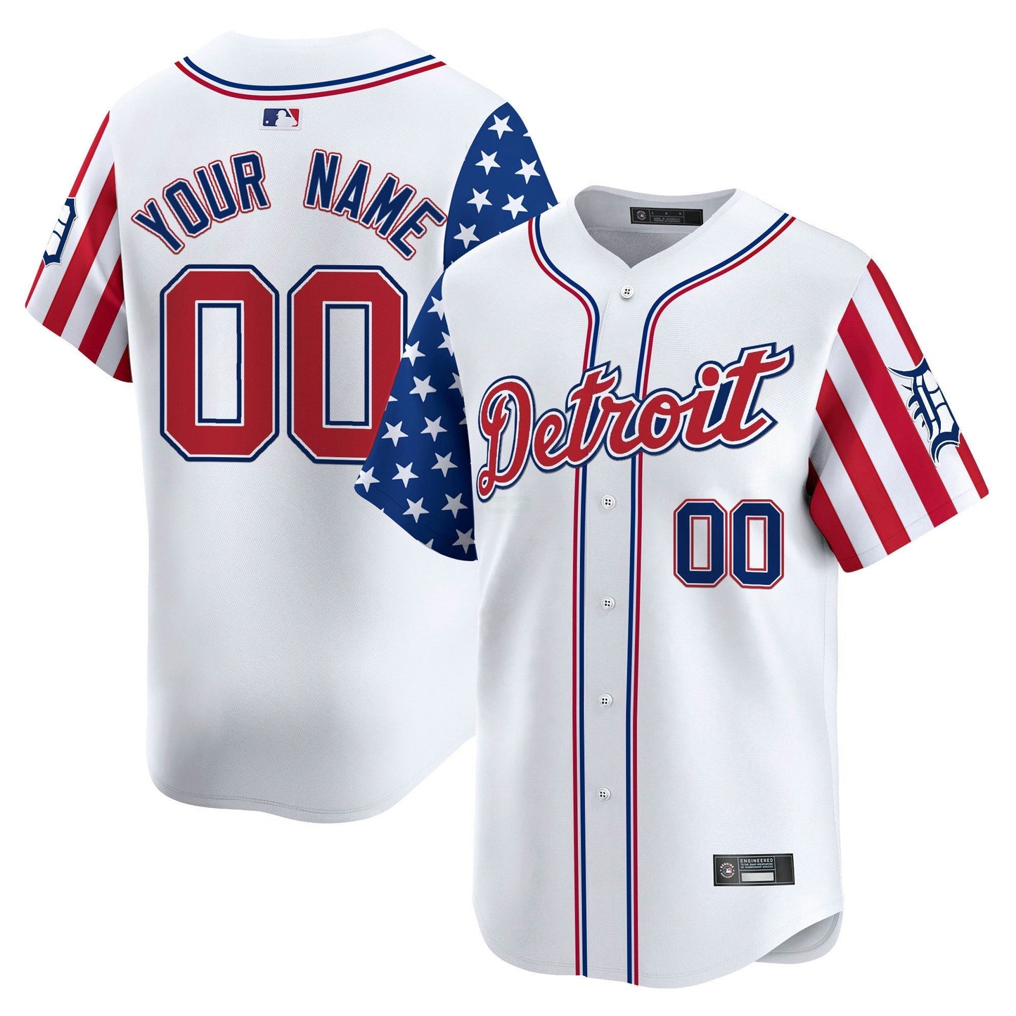 Camisa MLB Detroit 2025 Independence Day Vapor Premier Limited Jersey