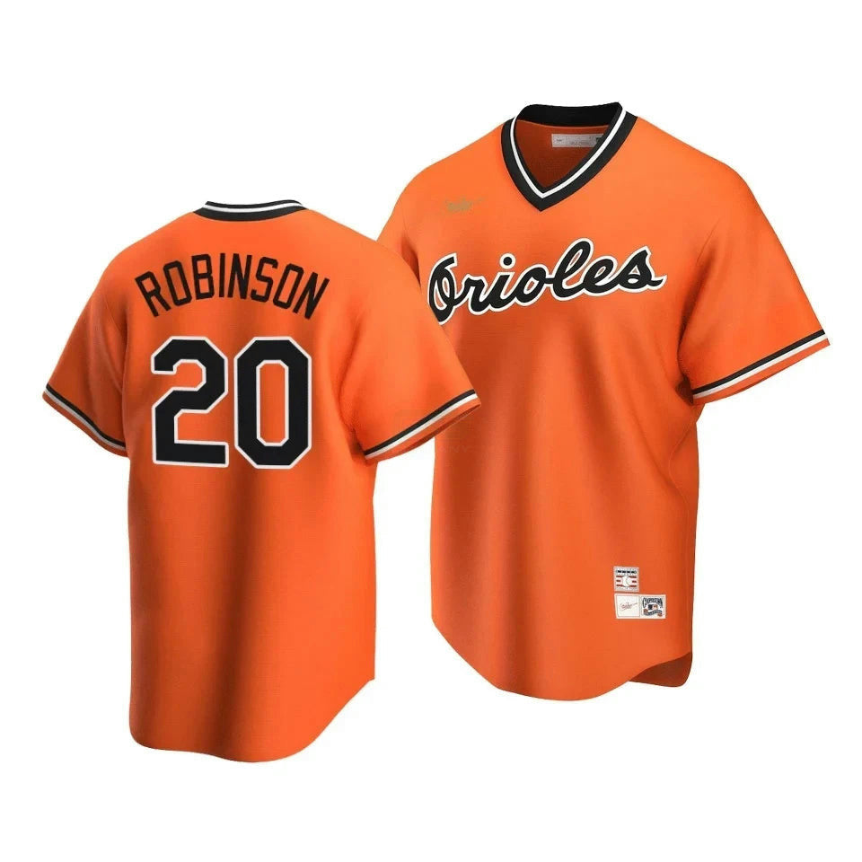 Camisa MLB Frank Robinson Baltimore Orange Jersey - Cool Base