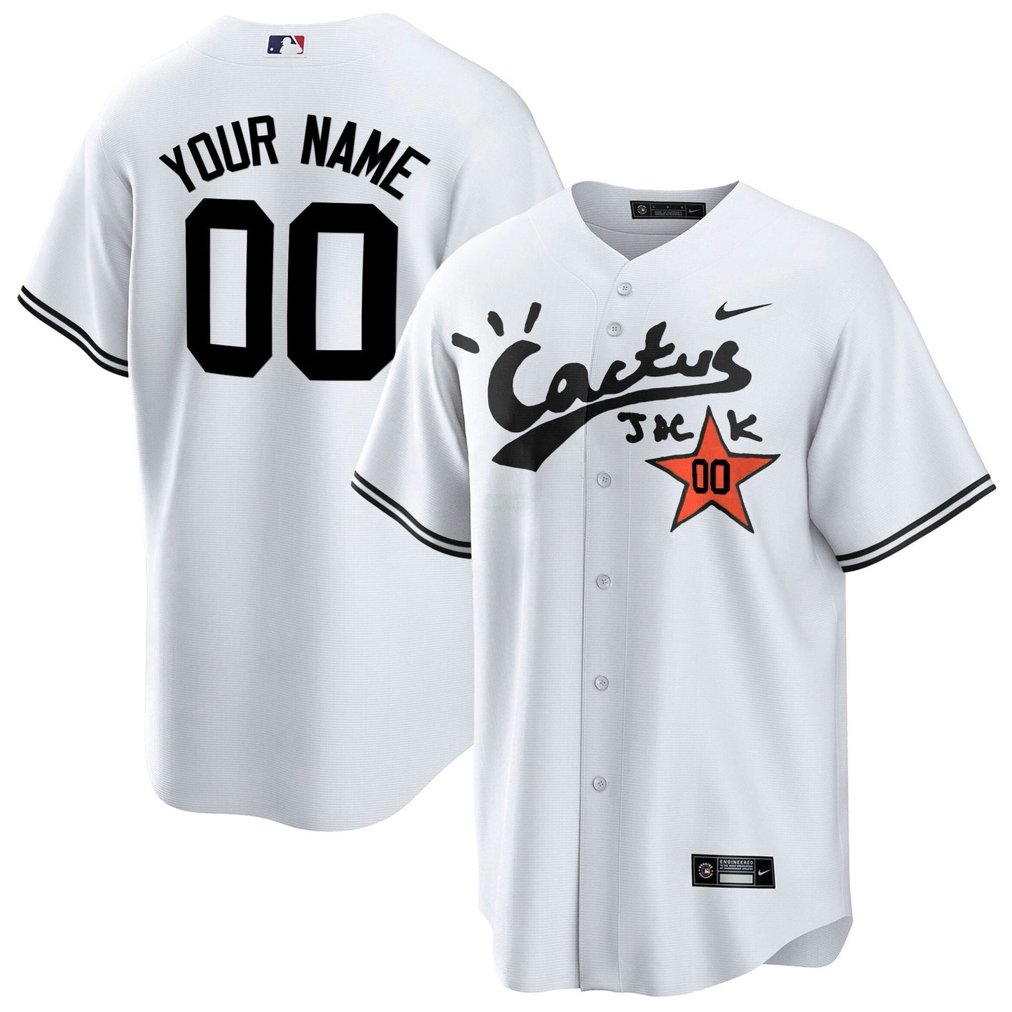 Camisa MLB Houston Cactus Jack Cool Base Jersey V2 – Stitched