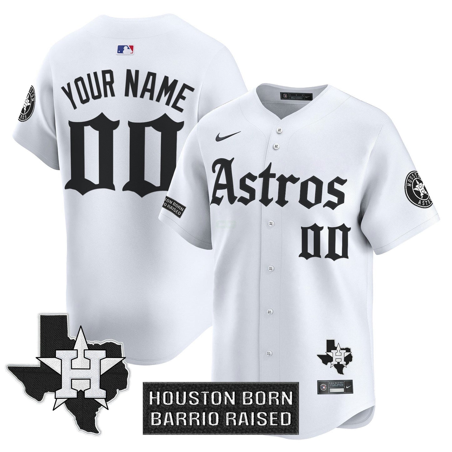 Camisa MLB Houston ‘Gothic Edition’ Vapor Premier Limited Jersey