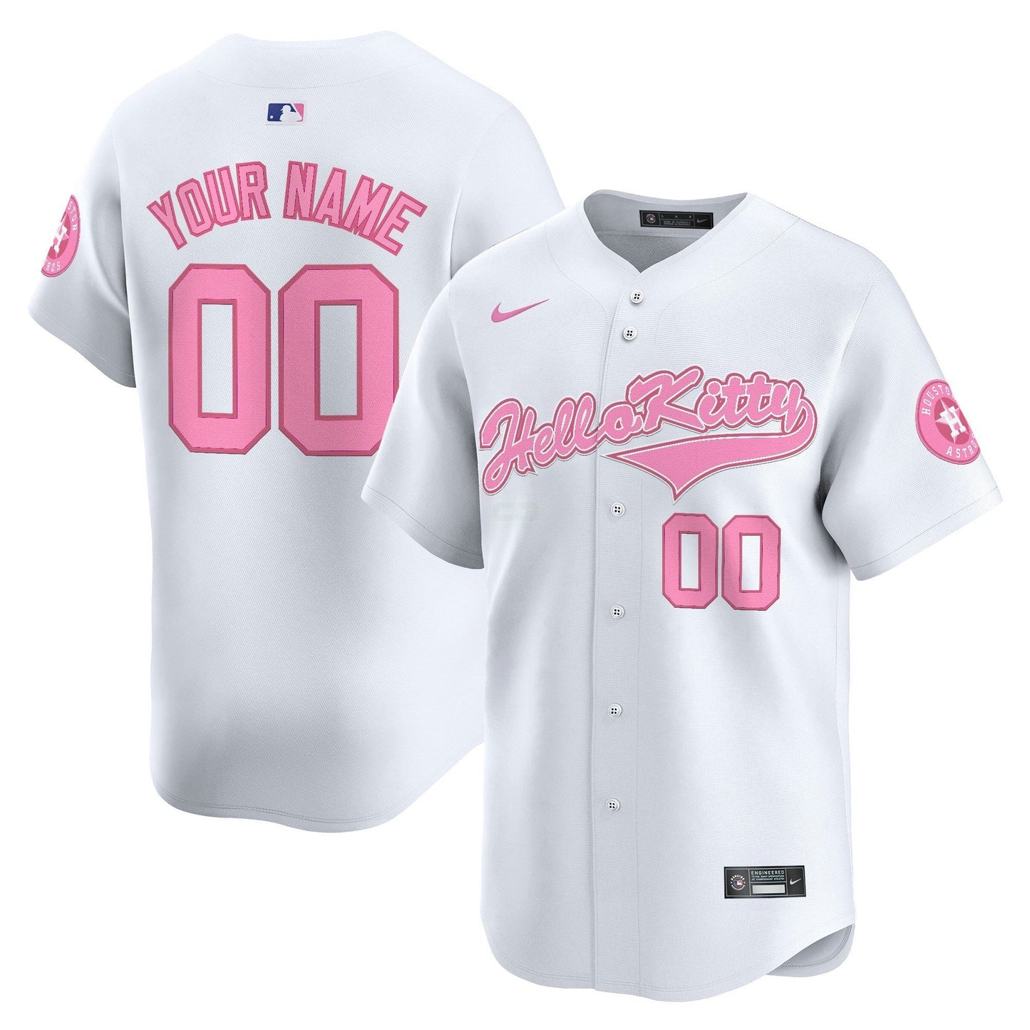 Camisa MLB Houston Hello Kitty Vapor Premier Limited Jersey
