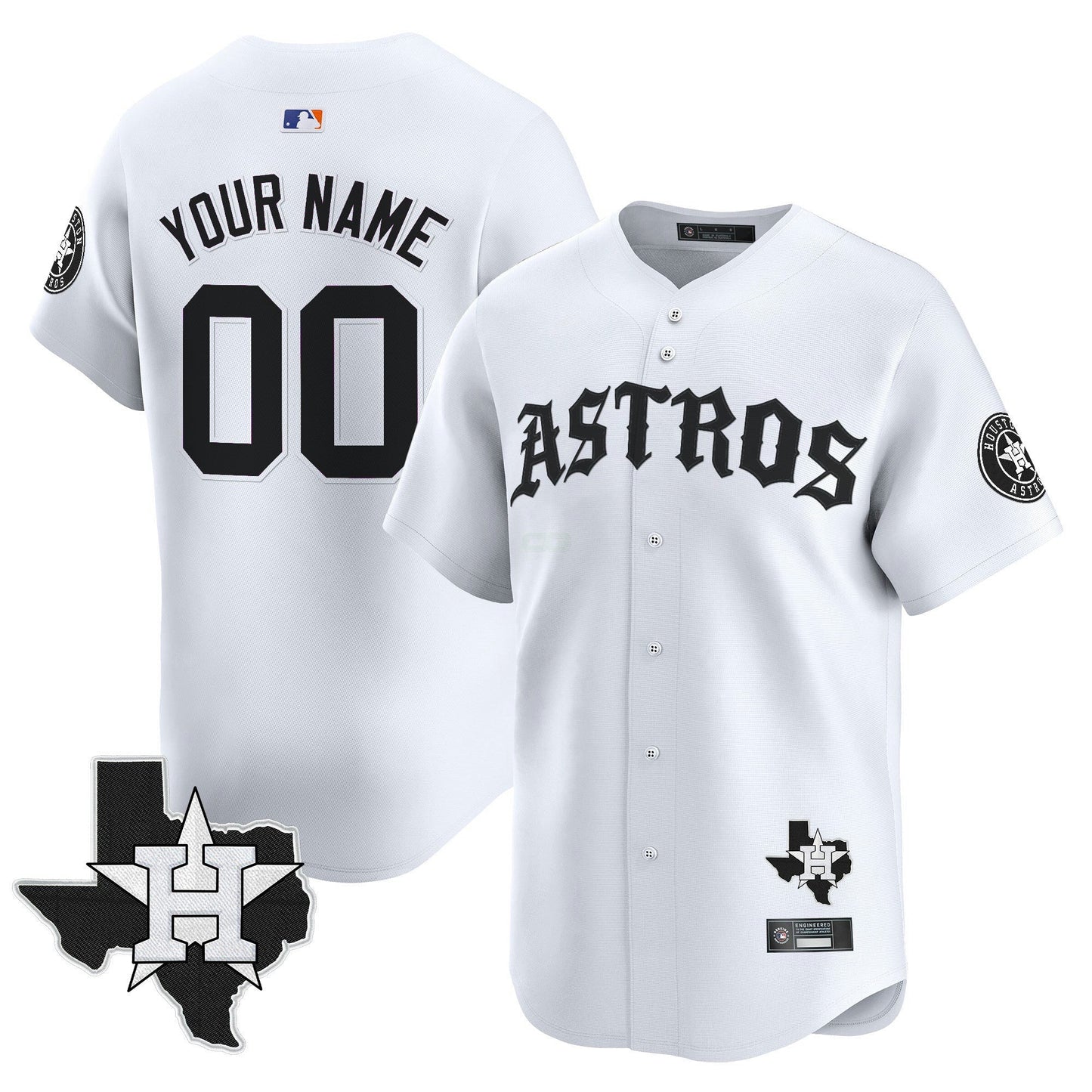 Camisa MLB Houston ‘Old English Edition’ Vapor Premier Limited Jersey