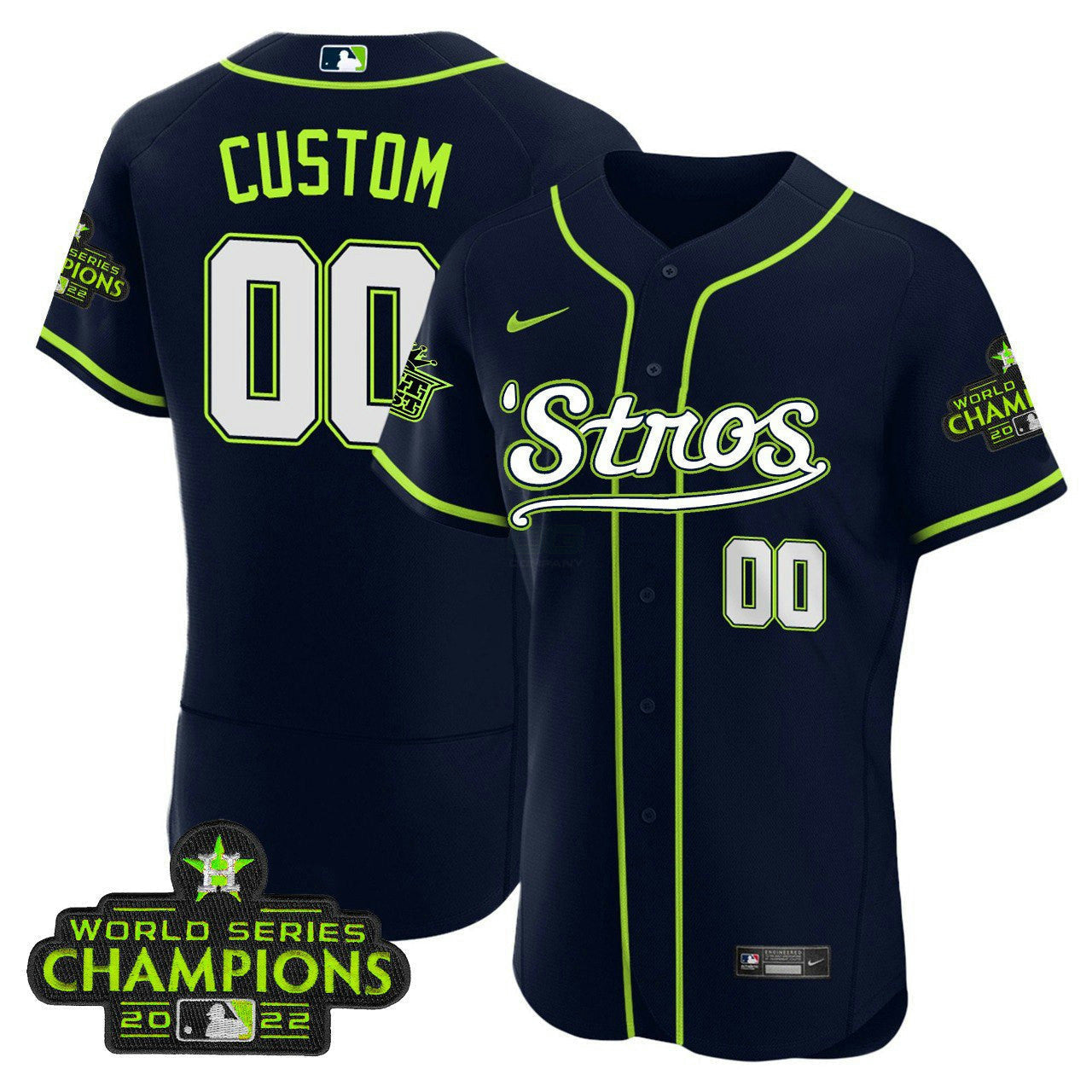 Camisa MLB Houston Outkast Jersey - Azul Marinho