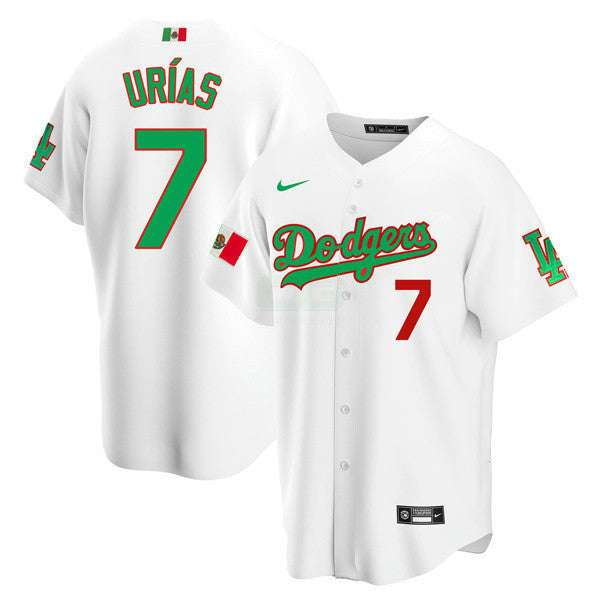 Camisa MLB Julio Urias Los Angeles Mexico Jersey
