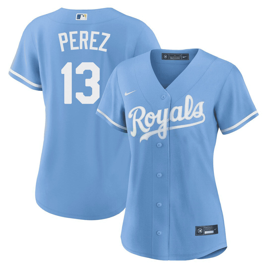 Camisa MLB Kansas City Light Blue Jersey
