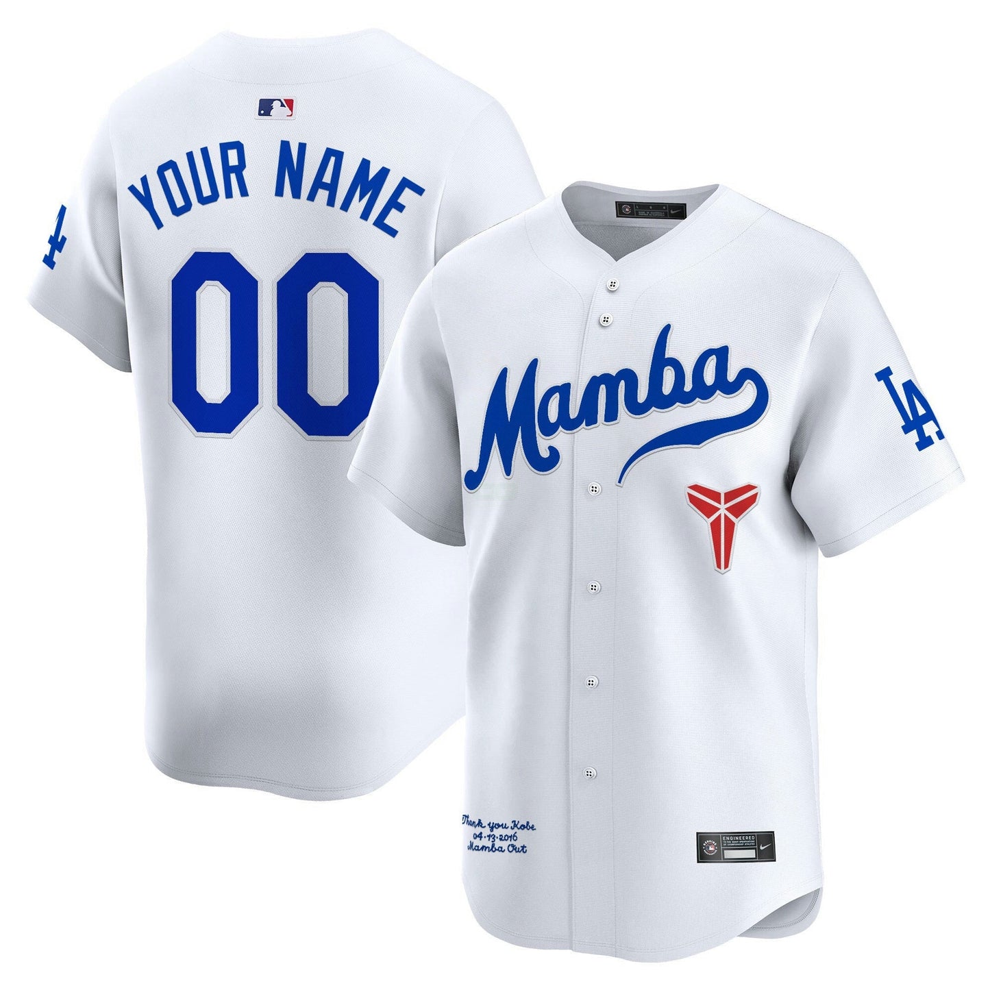 Camisa MLB Kobe Bryant Mamba Vapor Premier Limited Jersey