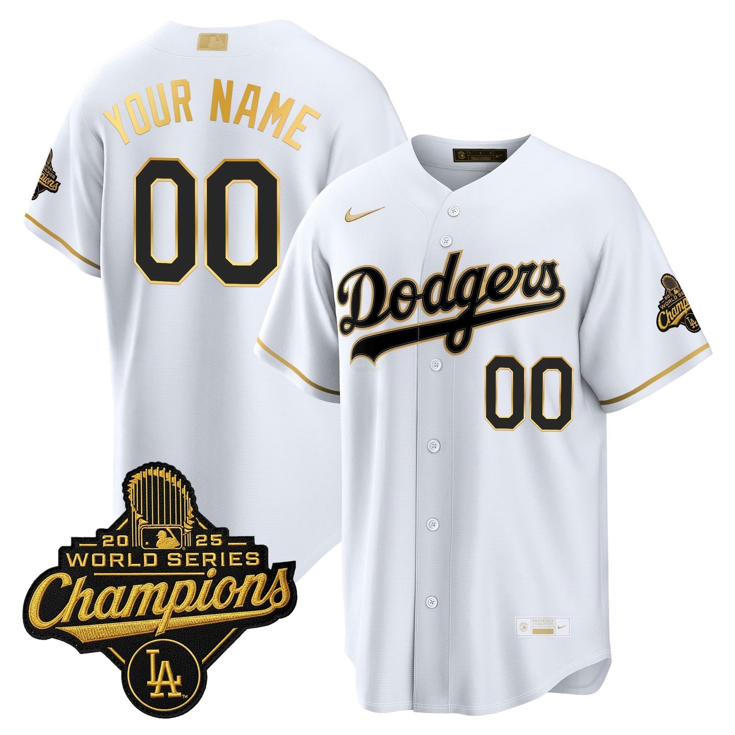 Camisa MLB Los Angeles “Gold Collection” Premier Limited Jersey