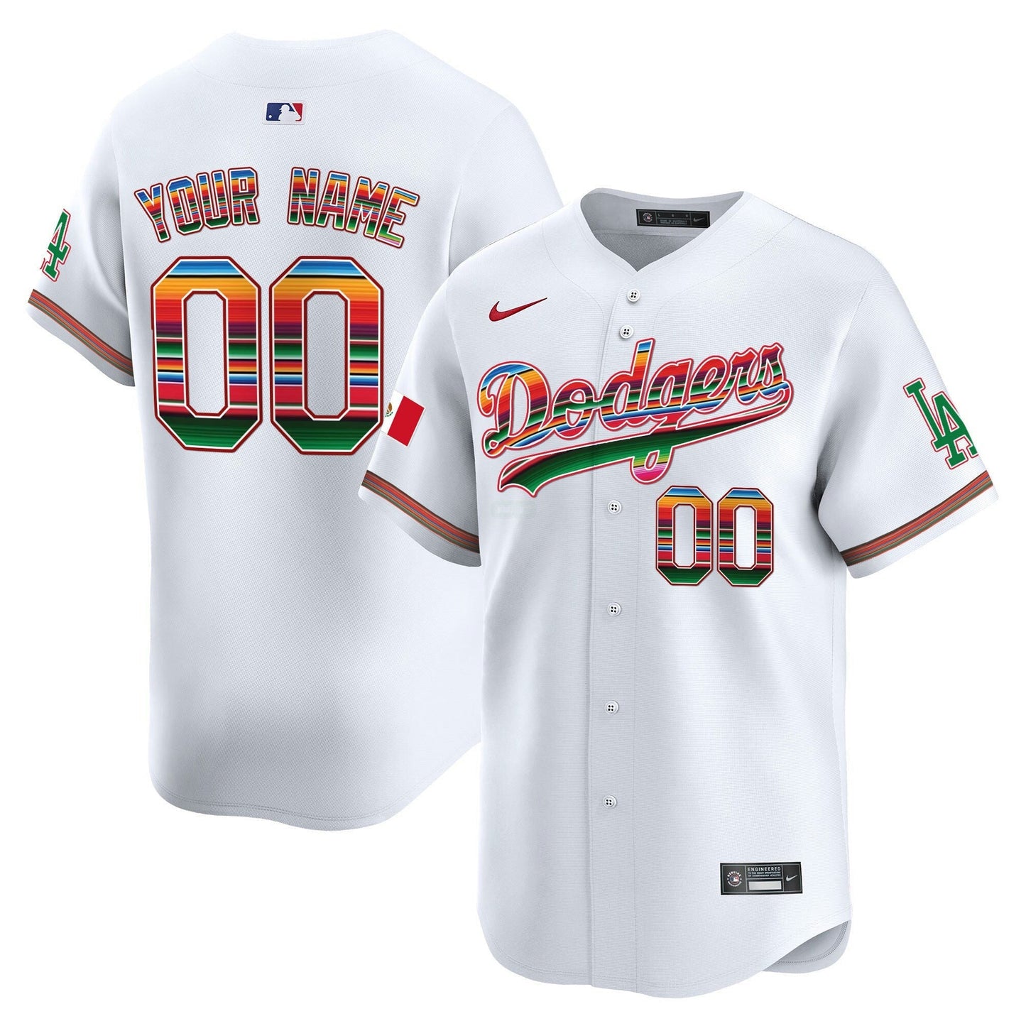 Camisa MLB Los Angeles Dodgers Los Angeles Mexico Vapor Premier Limited Jersey