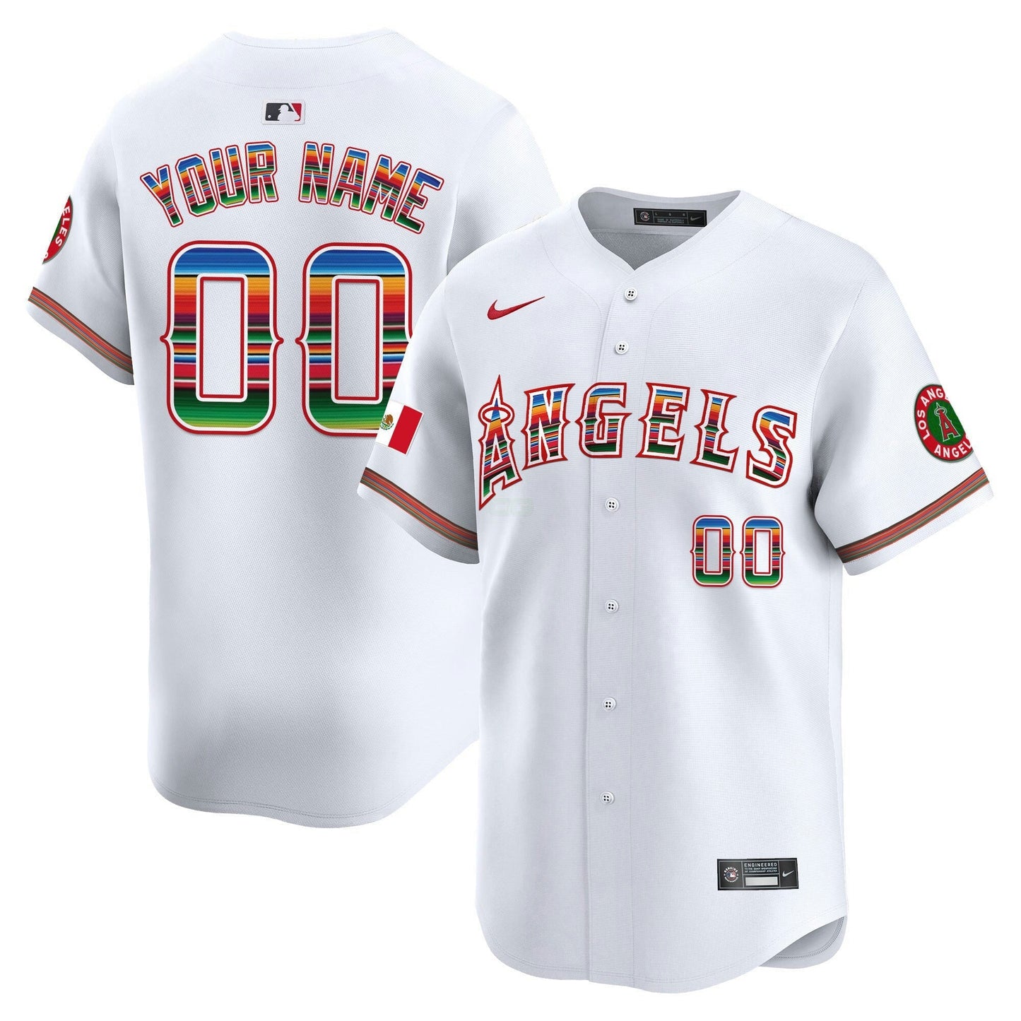 Camisa MLB Los Angeles Angels Los Angeles Mexico Vapor Premier Limited Jersey