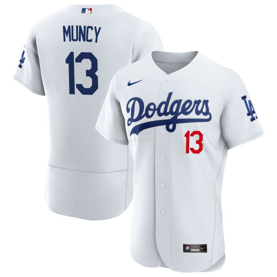 Camisa MLB Max Muncy Los Angeles White Jersey - Branca