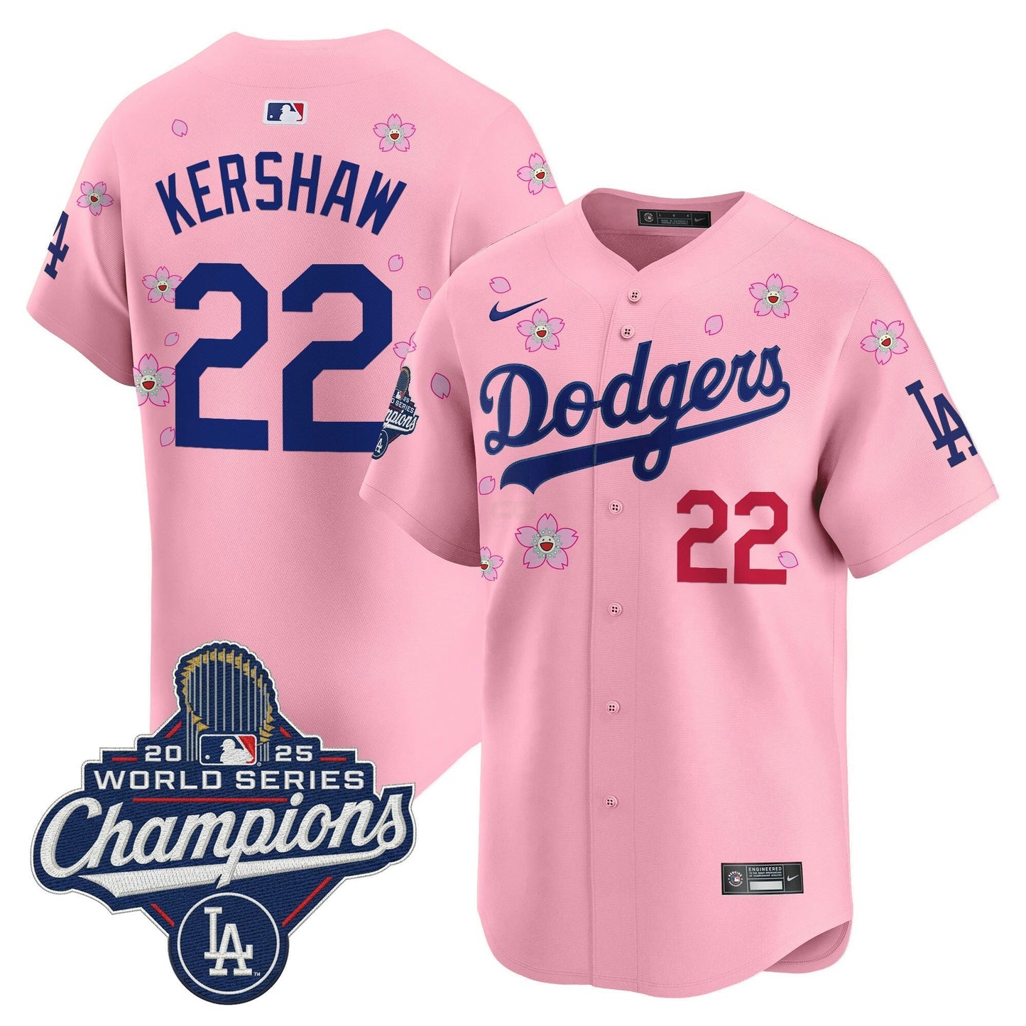 Camisa MLB Men’s 2025 World Series Champions x Tokyo Series Vapor Premier Limited Jersey – Stitched