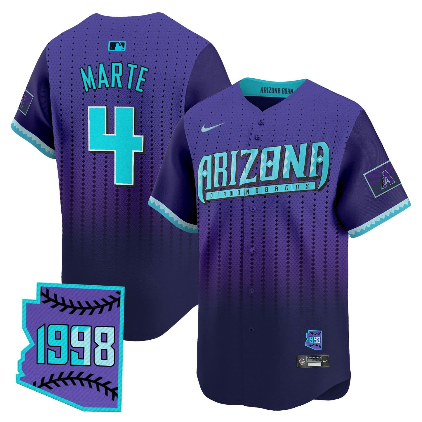 Camisa MLB Men’s Arizona 2025 City Connect Vapor Premier Limited Jersey – Stitched