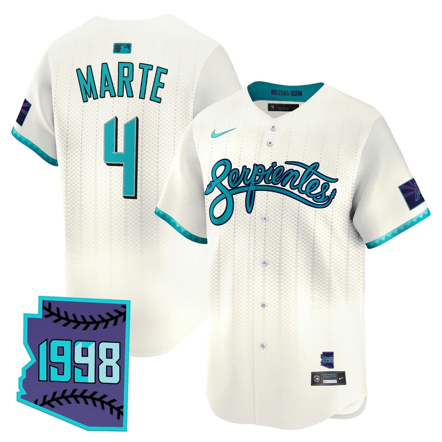 Camisa MLB Men’s Arizona 2025 City Connect Vapor Premier Limited Jersey V2 – Stitched