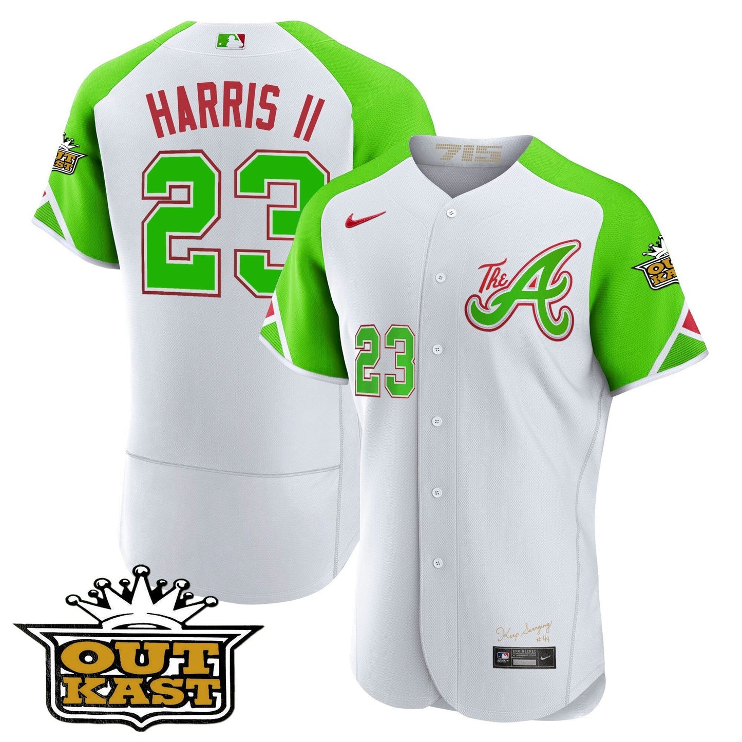 Camisa MLB Men’s Atlanta Atliens City Connect Flex Base Jersey