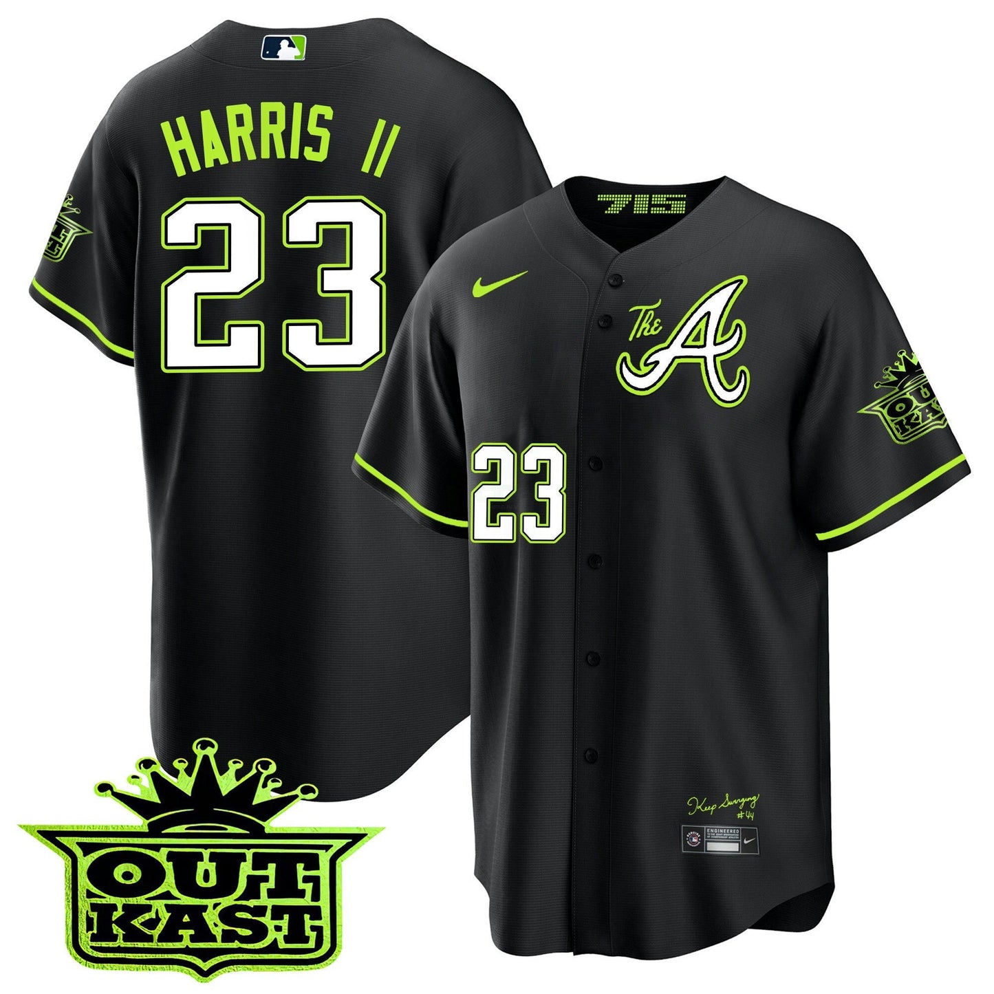 Camisa MLB Men’s Atlanta Atliens The A Cool Base Jersey