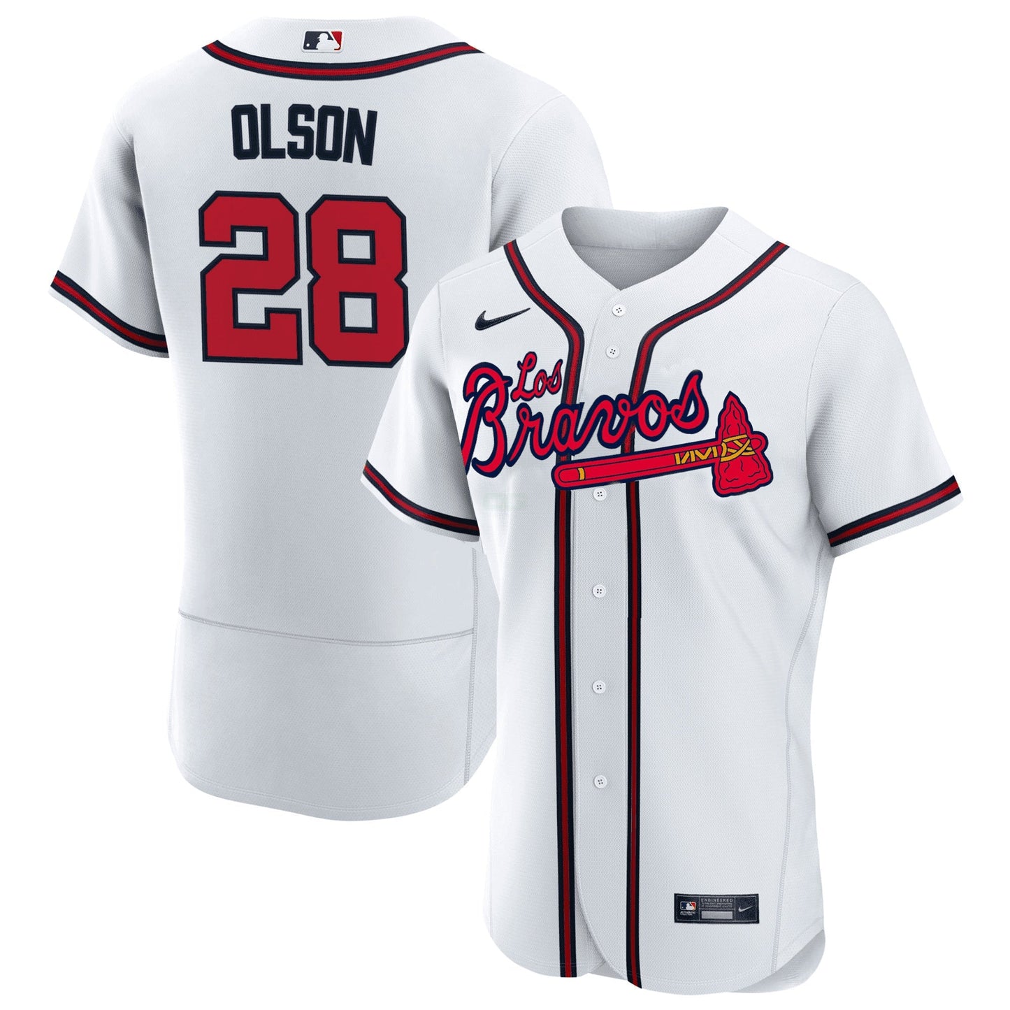 Camisa MLB Men’s Atlanta Los Bravos Jersey