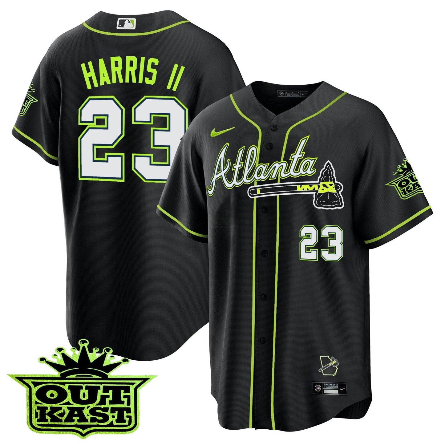 Camisa MLB Men’s Atlanta Outkast Cool Base Jersey V3