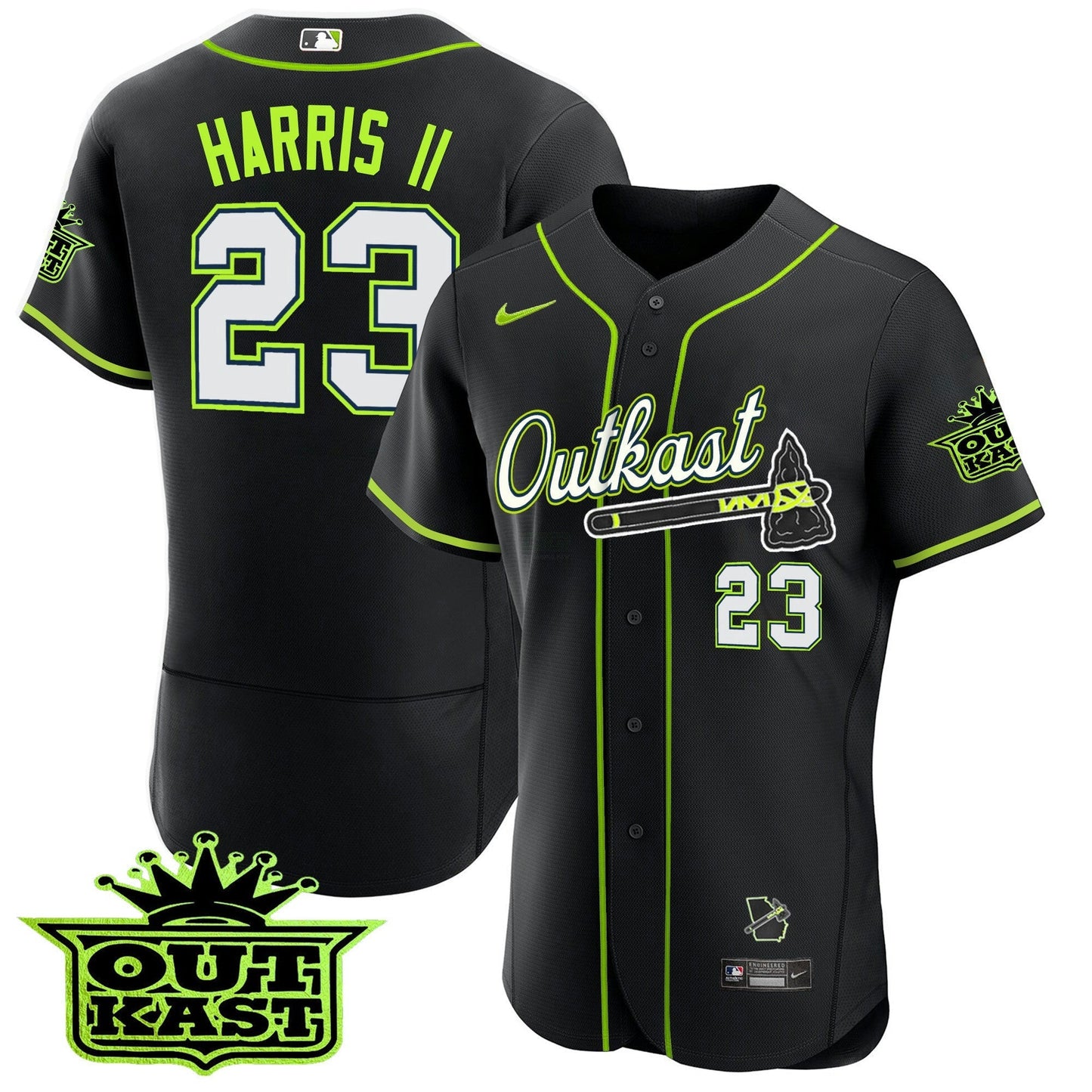 Camisa MLB Men’s Atlanta Outkast Flex Base Jersey